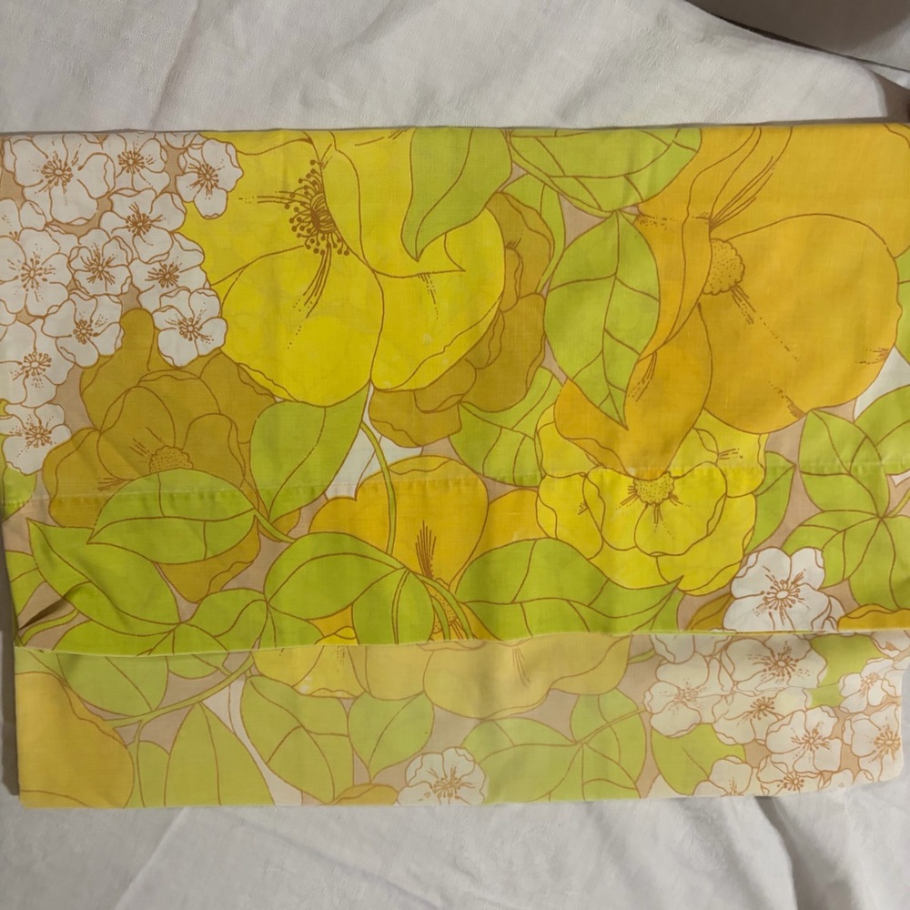 Vintage king pillowcase